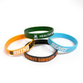 Wristbands Debossed Color Fill 8"x1/2"